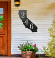 State Shaped Metal Address Sign (Any State!)