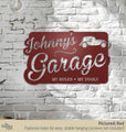 Vintage Car Garage Metal Sign