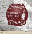 Whiskey Tasting Lounge Metal Sign