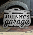 Vintage Muscle Car Garage Metal Sign