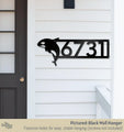 Killer Whale Metal Address Sign My Store