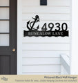 Anchor Metal Address Sign My Store
