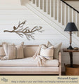 Tree Branch with Birds Metal Wall Art One Bungalow Lane