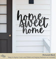 Home Sweet Home Metal Wall Art One Bungalow Lane