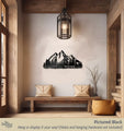 Mountains and Trees Metal Wall Art One Bungalow Lane