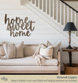 Home Sweet Home Metal Wall Art One Bungalow Lane