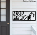 Mountain & Pine Metal Address Sign One Bungalow Lane