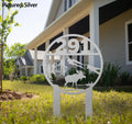 Moose Metal Address Sign My Store