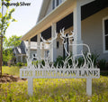 Two Deer Metal Address Sign My Store